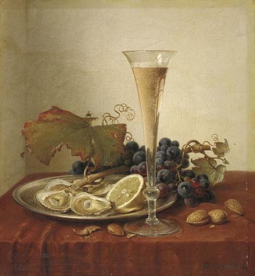 Johann Wilhelm Preyer Grapes oil painting picture